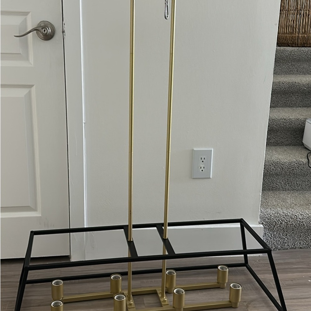 Gold and Black Candle Holder